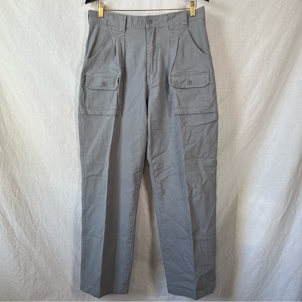 Cabelas 7 Pocket Hiker Pants grey cotton womens 12 cotton heavy duty retro pant